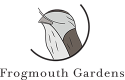 Frogmouth Gardens Logo